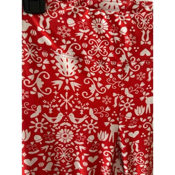 With Love, Derek women’s size large Christmas Leggings - Picture 4 of 8